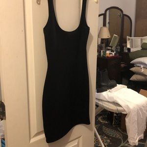 Black bodycon dress